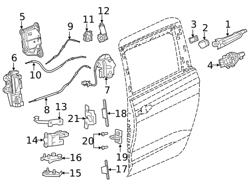 Sliding Door for 2022 Chrysler Pacifica #0