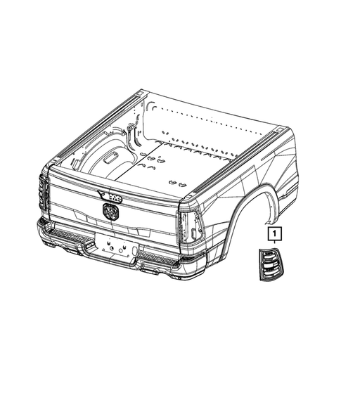 Lamps, Interior and Exterior for 2022 Ram 1500 #22