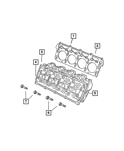 Cylinder Head for 2013 Ram 2500 #0