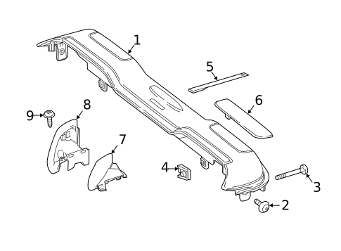 Interior Trim - Rear Body for 2021 Mercedes-Benz C63 AMG #4