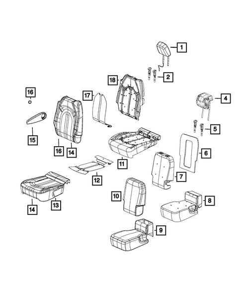 Rear Seats - Second Row for 2022 Chrysler Pacifica #4