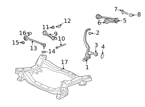 Suspension, Springs & Related Components for 2015 Dodge Challenger #0