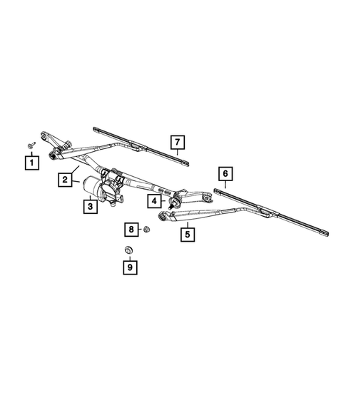 Wiper and Washer System for 2018 Jeep Wrangler #6