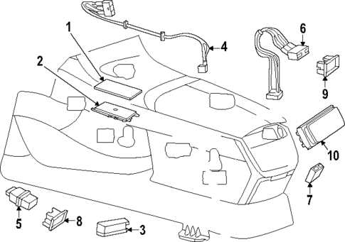 Electrical Components for 2024 Mercedes-Benz EQE AMG® #0