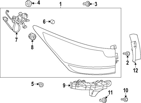 Tail Lamps for 2023 Lexus RX500h #1