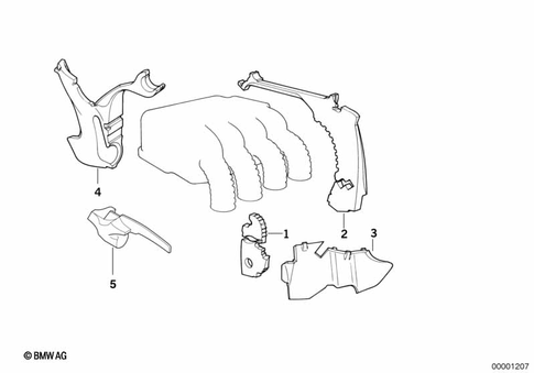 Intake Manifold System for 1994 BMW-Motorrad K 1100 RS #1