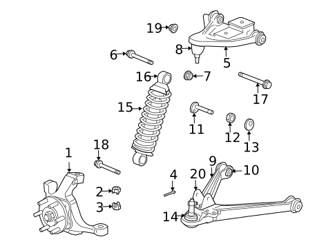 Suspension Components for 2006 Dodge Viper #0