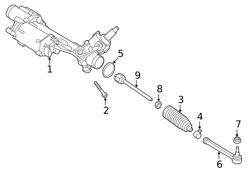 Steering Gear & Linkage for 2016 Porsche Boxster #0