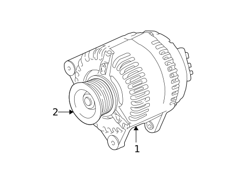 Alternator for 2008 Toyota Corolla #1