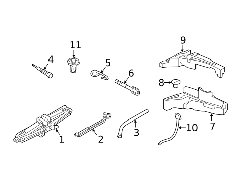 Jack & Components for 2021 Volkswagen Golf #0