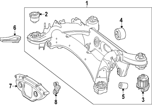 Suspension Mounting for 2019 Mercedes-Benz AMG GT 63 #0