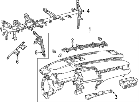 Instrument Panel for 2025 Lexus RX350h #0