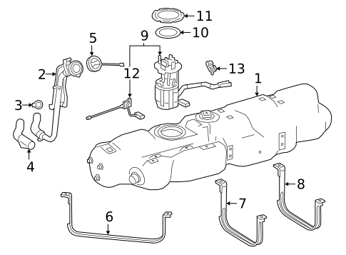 Fuel System Components for 2023 Mercedes-Benz Sprinter 1500 #0