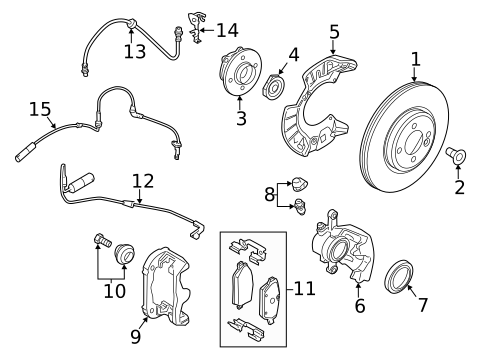 Front Brakes for 2015 Mini Cooper #0