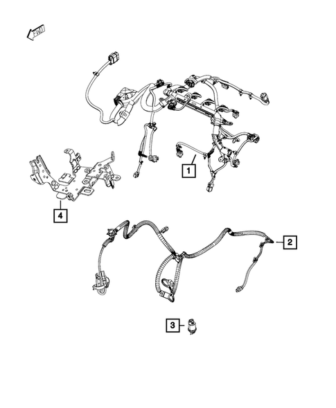 Wiring-Powertrain for 2019 Fiat 500L #0
