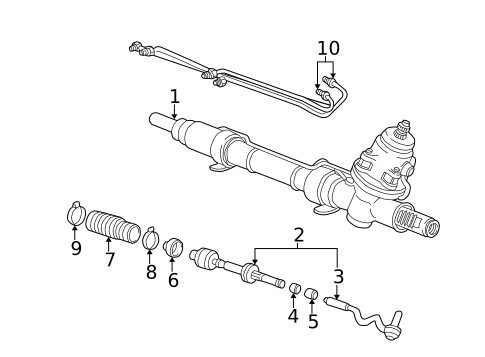 Steering Gear & Linkage for 1998 BMW Z3 #0