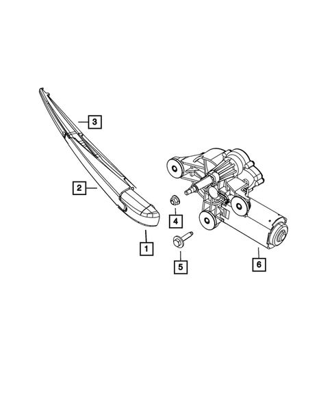 Wiper and Washer System for 2014 Fiat 500 #2