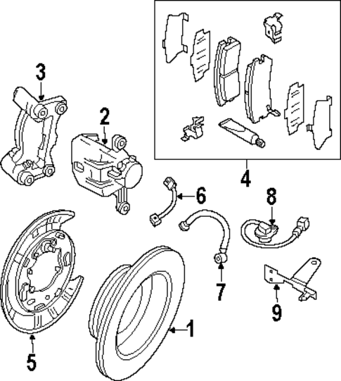 Rear Brakes for 2004 Isuzu Rodeo #0