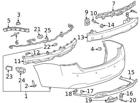 Parking Aid for 2016 Chevrolet Impala #2