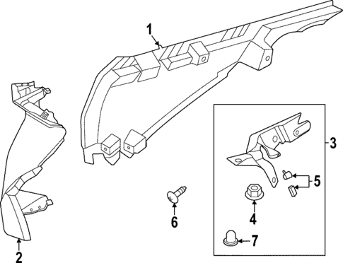 Interior Trim - Quarter Panels for 2023 Porsche Taycan #0