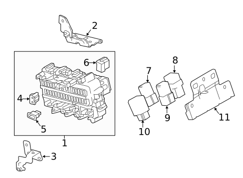 Fuse & Relay for 2021 Nissan Qashqai #0