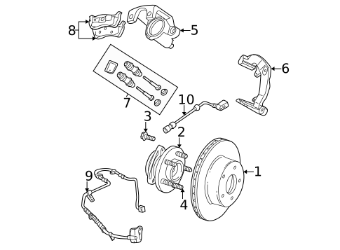 Front Brakes for 2002 Jeep Grand Cherokee #0