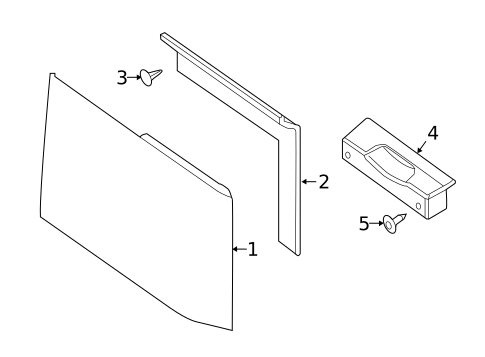 Interior Trim - Cab for 2023 Nissan TITAN #2