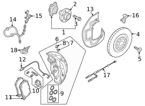Front Brakes for 2022 Audi RS6 Avant #0