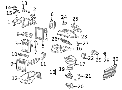 Sensors for 2002 Ford Thunderbird #0