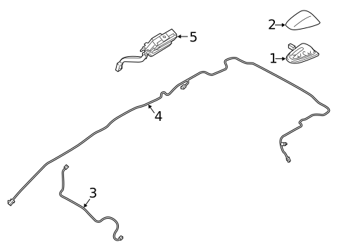 Antenna & Radio for 2014 INFINITI QX80 #0