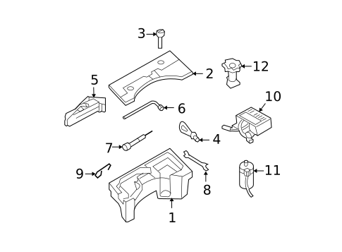 Jack & Components for 2009 Volkswagen Passat #0