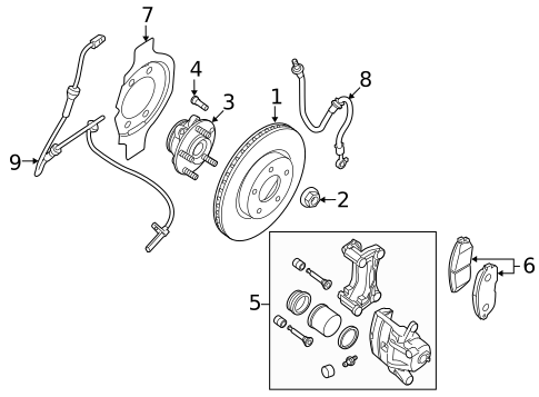 Anti-Lock Brakes for 2010 Nissan Maxima #2