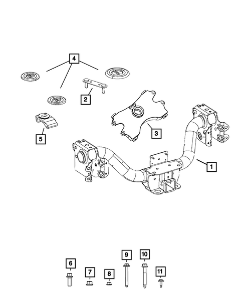 Trailer Tow and Tow Hooks for 2024 Ram 3500 #0