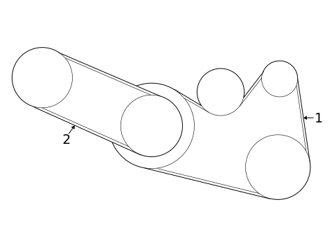 Belts & Pulleys for 2007 Nissan Murano #0