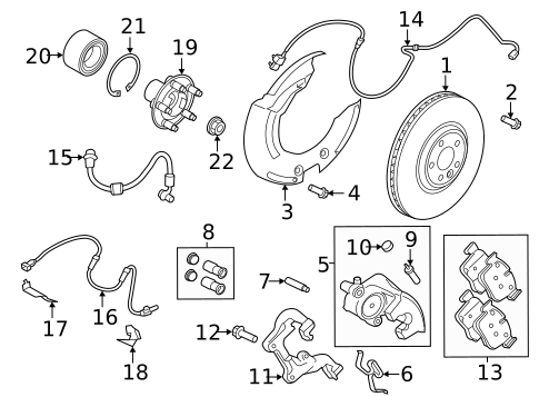 Front Brakes for 2017 Jaguar XF #2