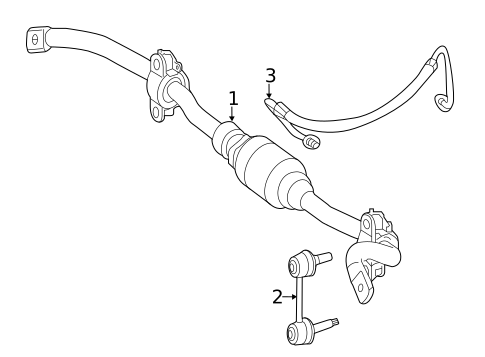 Stabilizer Bar & Components for 2019 Mercedes-Benz GLE63 AMG S #0