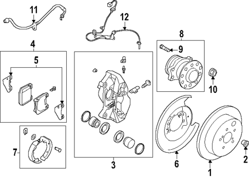 Parking Brake for 2024 Subaru BRZ #1