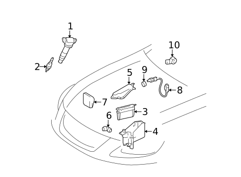 Powertrain Control for 2009 Lexus GS350 #1