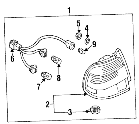 Bulbs - Chassis for 2001 INFINITI Q45 #1