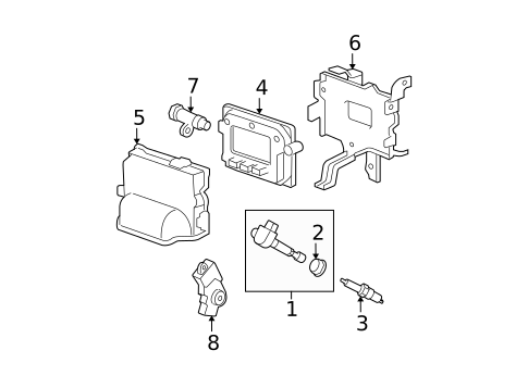 Powertrain Control for 2007 Acura MDX #1