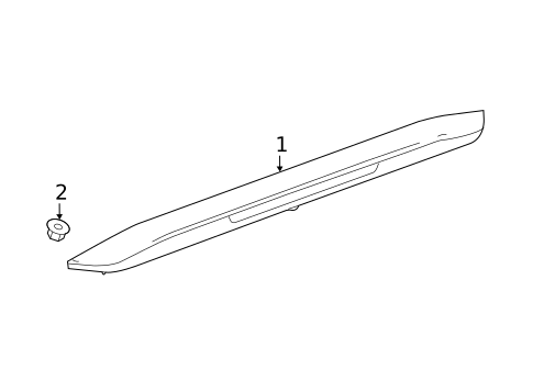 High Mounted Stop Lamp for 2017 Chevrolet Cruze #0