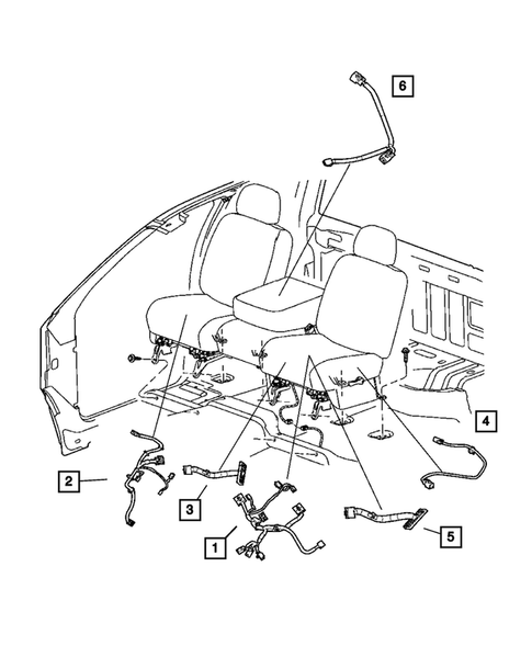 Wiring-Body & Accessories for 2006 Dodge Ram 3500 #2