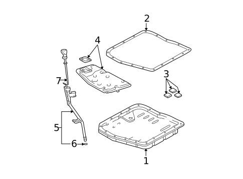 Automatic Transmission for 2000 Toyota Avalon #0