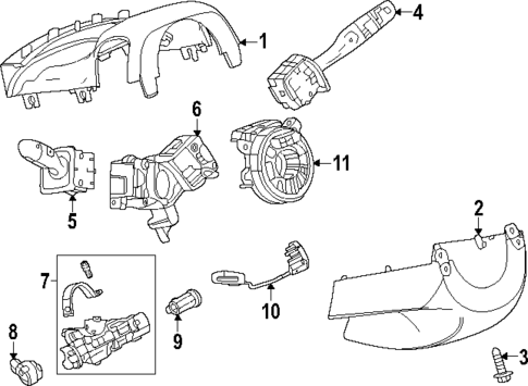 Ignition Lock for 2024 Chevrolet Trax #1