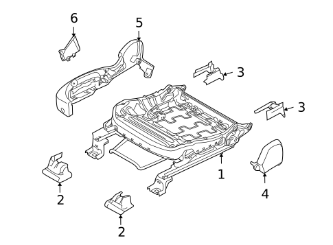 Tracks & Components for 2012 Ford Taurus #2