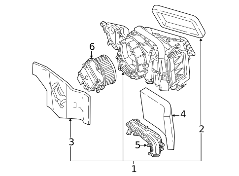 Blower Motor & Fan for 2019 Audi A5 Quattro #1