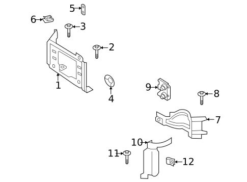 Bumper & Components - Front for 2021 Ford F-250 Super Duty #1