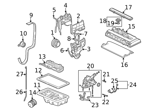 Engine Parts for 2001 Acura Integra #0