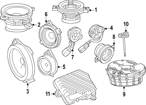 Sound System for 2025 GMC Acadia #0