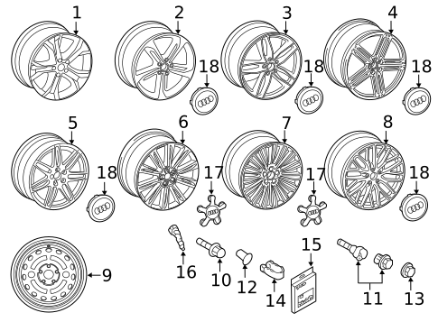 Wheels for 2016 Audi A8 Quattro #0